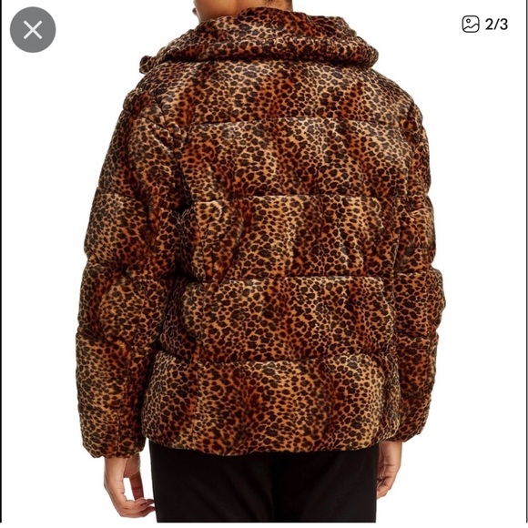 Unreal Fur Leopard Puffer Jacket - Picture 5 of 5